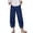 Navy,#015, variant on arrel Leg Cropped Faux Jeans for Women High Rise Straight Leg Washed Tulip Hem Casual Denim Pants,S