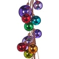 thumbnail image 4 of RAZ Imports 4' Multicolor Small Ball Ornament Shatterproof Christmas Garland, 4 of 6