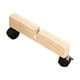 thumbnail image 1 of Soporte para mampara de privacidad, pies divisorios de ambientes, partición, base de madera, habitación de madera Marrón, 1 of 9