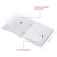 thumbnail image 3 of 2 Pcs Mini Photo Album, 36 Pockets 4x4 Kpop Photocard Holder, Purple, 3 of 7