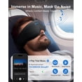 thumbnail image 3 of Auriculares Bluetooth con máscara para dormir FACEMOON 100% Blackout, 3 of 9