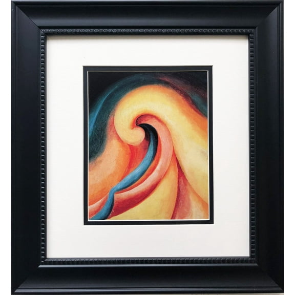 Georgia O'Keeffe "Series I- No. 3" Custom Framed Art Print Generic