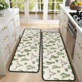 thumbnail image 4 of Kitchen Rugs Sets Of 2,Beige Buffalo Skull Cactus Succulent Pattern Anti Fatigue Kitchen Mat Rugs Non Slip Washable,Decorative Kitchen Floor Mats for Kitchen,Sink,Laundry,17"x47"+17"x47", 4 of 5