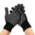 thumbnail image 3 of Guantes de escalada antideslizantes negros, guantes de pesca para ciclismo, invierno cálido, resistente al viento, diseño de dedo completo para hombres y mujeres, 3 of 9