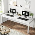 thumbnail image 2 of Tribesigns 78.7 Inches Extra Long Computer Desk 2 Person Desk, Double Long Desk for Home Office, 2 of 5