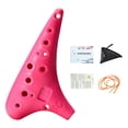 thumbnail image 4 of Ocarina de 12 agujeros con bolsa de almacenamiento, práctica y portátil, instrumento de ocarina C para niños, ideal para principiantes y amantes Rosa, 4 of 8