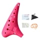 thumbnail image 4 of Ocarina de 12 agujeros, instrumento musical compacto para adultos, amantes de la música y principiantes. Rosa, 4 of 9