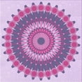 thumbnail image 1 of Ahgly Company Machine Washable Indoor Square Transitional Orchid Purple Area Rugs, 4' Square, 1 of 7