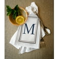 thumbnail image 2 of Monogram, Estate, Gray and Blue, M (100% Cotton Tea Towel, Decorative Hand Towel, Kitchen and Home), 2 of 3
