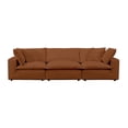 thumbnail image 6 of Cali Rust Orange Modular Sofa, 6 of 7