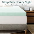 thumbnail image 7 of Continental Sleep, 2" High Density CertiPUR-US Foam Mattress Topper, Queen, 7 of 7