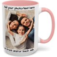 thumbnail image 1 of Custom Mug with Picture or Text, Personalized Mug, 15oz, Microwave & Dishwasher Safe Ceramic Mug, 1 of 7