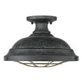 thumbnail image 2 of Golden Lighting Bartlett 2-light Semi-Flush Mount in Black Patina, 2 of 5