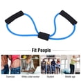 thumbnail image 3 of Higoodz Resistance Stretch Rubber Band Training Rope Tube Workout Fitness Exercise for Gym, Resistance Band, Stretch Band, 3 of 8