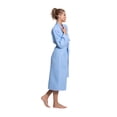 thumbnail image 4 of Turkuoise Women Premium Cotton Blend Lightweight Long Waffle Kimono Bath and Spa, 4 of 5