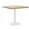 thumbnail image 4 of vidaXL Bistro Table Light Brown 80X80 cm MDF, 4 of 4
