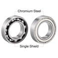 thumbnail image 2 of Unique Bargains Roulement à Billes à Gorge Profonde 10 Pcs 6903Z à Écran Simple, Roulements en Acier Chromé 17mm x 30mm x 7mm, 2 of 4