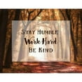 thumbnail image 3 of Van de Goor, Lars 14x12 Black Modern Framed Museum Art Print Titled - Stay Humble, 3 of 5