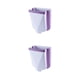 thumbnail image 3 of Ounissouiy Colgador plegable y de carga pesada para la organización del cajón Gran apertura Extra grueso No daña los muebles 10L Bearing Purple Púrpura S 2piezas, 3 of 4