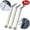 🔥 sliver_Hot#3679, variant on Bike Tire Lever Set Stainless Steel | Heavy-Duty Tire Spoon Iron Pry Tool | Ergonomic Non-Slip Grip | Rust-Resistant | Snap-Together Compact Storage | 3-Pack | 105g Total | Universal for Flat Repair