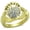 Pave CZ Gold, variant on Women's Silver Claddagh Celtic Irish Fashion Comfort Statement Love Ring