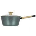 thumbnail image 3 of 3 Quart Granite Nonstick Saucepan Cookware Set (Induction Compatible) (Forest Green), 3 of 3