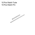 thumbnail image 3 of Uxcell 10Pack Watch Strap Tubes Pins, 1.2mm Tube Dia, 23mm Pin Length Stainless Steel, 3 of 5