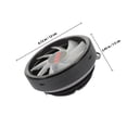 thumbnail image 2 of WRISTBIQUE Computer Cooling Fan 12Cm Hydraulic Bearing Quiet Rgb LED for Desktop Case Efficient Heat Dissipation, 2 of 8