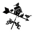 thumbnail image 3 of relayinert Metal Exquisite Shape Wind Vane Garden Art Decoration For Wind Direction Indicator Wide Applicat 1Set, 3 of 6