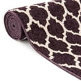 thumbnail image 4 of Unique Loom Philadelphia Trellis Rug Purple/Ivory 2' 2" x 3' Rectangle Geometric Contemporary Perfect For Living Room Bed Room Dining Room Office, 4 of 6