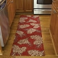 thumbnail image 2 of Park Designs Pinecone Hooked Indoor Rug Runner 2'x6', 2 of 5