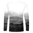 DBAIXID Mens Designer T Shirts 2024 Floral Tie Dye Print Long Sleeve T