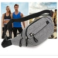 thumbnail image 4 of Men Women Waist Bum Bag Unisex Fanny Pack Travel Holiday Money Belt Pouch Xmas, 4 of 10
