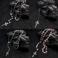 thumbnail image 3 of Cross Pendant Chokers Hip Hop Y2k Cross Necklaces Perfect Gift For Men Children--C-Product code 47219 C, 3 of 4