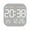 Pink, variant on Metal Brushed Clock Face Wall Clock Multifunctional Electronic Led Alarm Clock