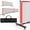 Red, variant on GIKPAL Portable Pickleball Net with Wheels, 22 FT & Half Court 11 FT Pickle Ball Net System with Carrying Bag for Driveway Backyard