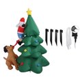 thumbnail image 2 of Árbol De Navidad Inflable 1.8m Iluminación De Alta Velocidad Ventiladores De Bajo Ruido Explotan La Decoración Del árbol De Navidad Jardín Al Aire Libre Jardín, 2 of 7