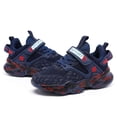 thumbnail image 6 of enyan Sneaker for Boys Summer Breathable Lightweight Socks Shoes Soft Casual Sneakers Running Shoes for Kids (Toddler/Little Kid/Big Kid) Dark Blue,4, 6 of 7