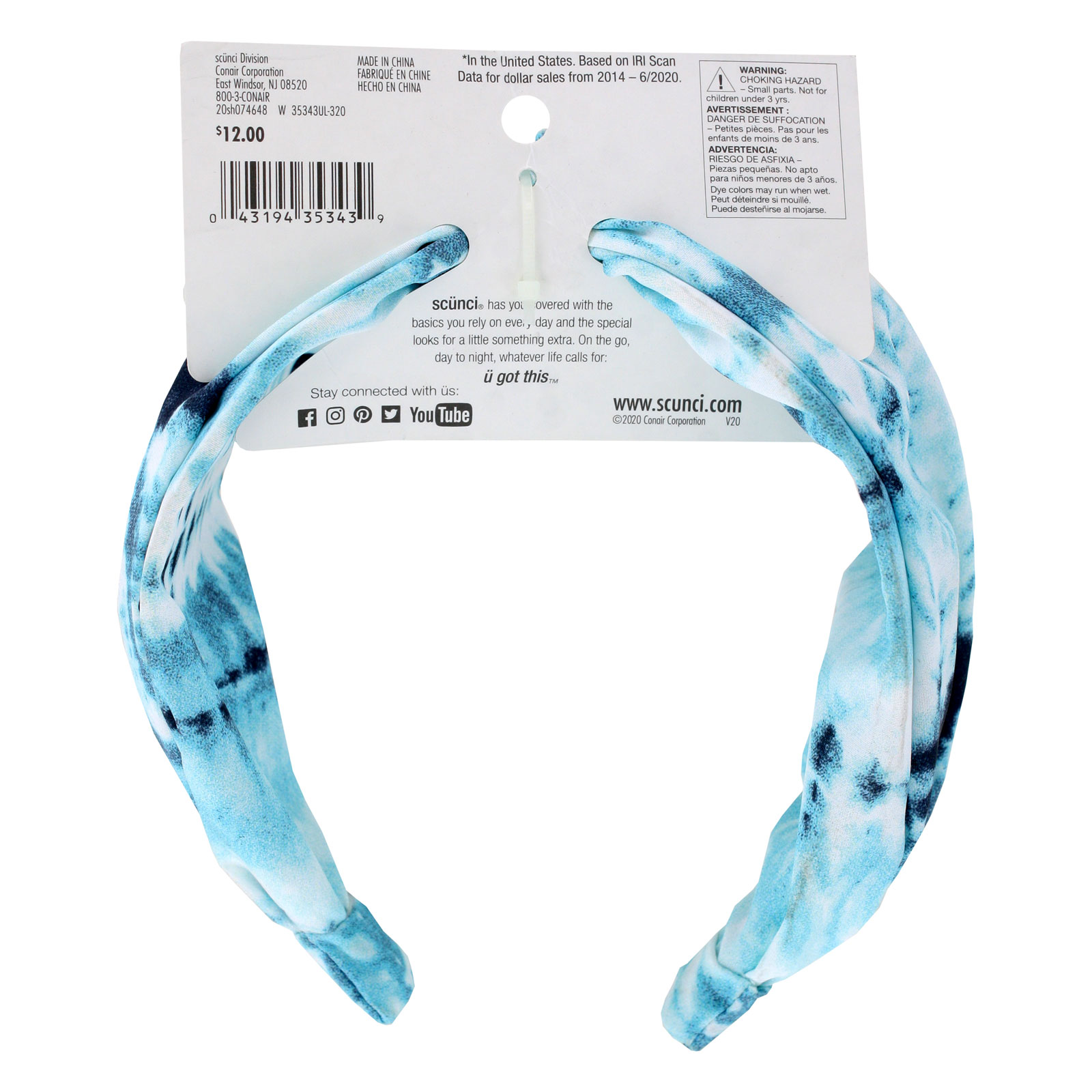 40 Scunci Multicolor Tie-Dye Hair Accessories MSRP $400 for resellers $40 Amazon.com : Toulite 24 Pieces Tie Dye Hair Scrunchies Bulk  main image 3