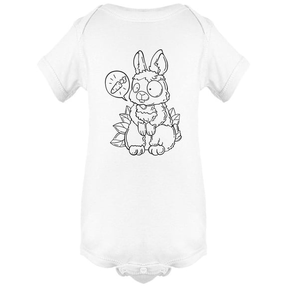 A Rabbit With Carrots Bodysuit Infant -Image by Shutterstock,  24 Months