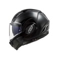 thumbnail image 2 of LS2 Helmets Blackout Valiant II Modular Motorcycle Helmet - Gloss Black (S), 2 of 5