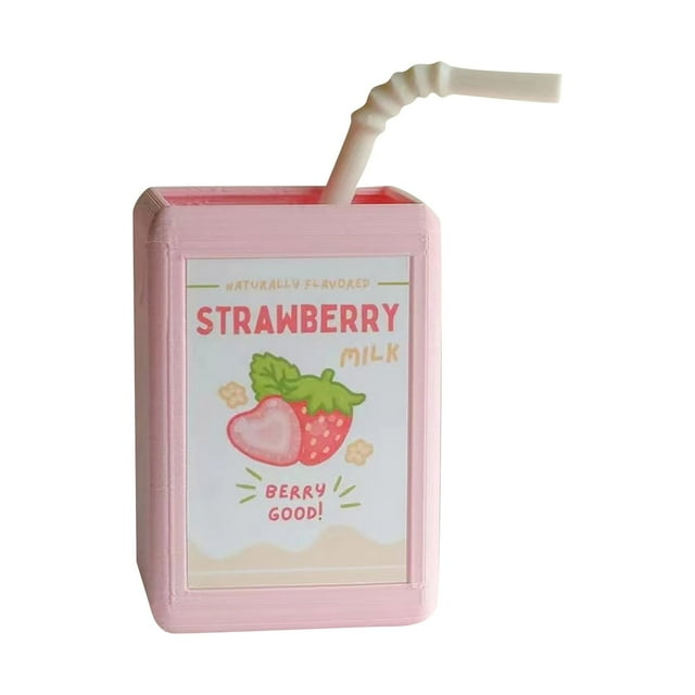Precio reducido por tiempo limitado!Maceta de resina para bebidas, decoración de escritorio, maceta creativa con forma de caja de jugo, adorno de resina para el hogar