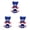 A, variant on 4th of July Handmade Patriotic American Stars Stripes Plush Elf Memorial Day Decorations for Fourth of July USA Independence Day Gift