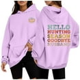 thumbnail image 2 of WEAIXIMIUNG Robe Sweat à Manches Courtes pour Femmes Col Rond Décontracté avec Poche Imprimé Lettres Anglaises, 2 of 5