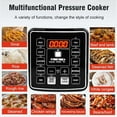 thumbnail image 6 of Wallfire Electric Cooker,9-in-1 Electric Pressure Cooker,5L Large Capacity Electric Pressure Cooker Multifunctional Household Smart Rice Cooker Sauté Steamer Yogurt Maker, 6 of 7