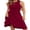 Dark Red, variant on MLDRA 2025 Women's Red Sleeveless Cocktail Dress Summer Party A-Line Swing Dresses, Wedding Guest Dress