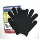 thumbnail image 4 of Guantes de protección antidesgaste y anticortes | Guantes de seguridad reforzados Bao Steel de poliéster negro | Guantes de seguridad multiusos para trabajos industriales | Talla única (24,5 cm), 4 of 6