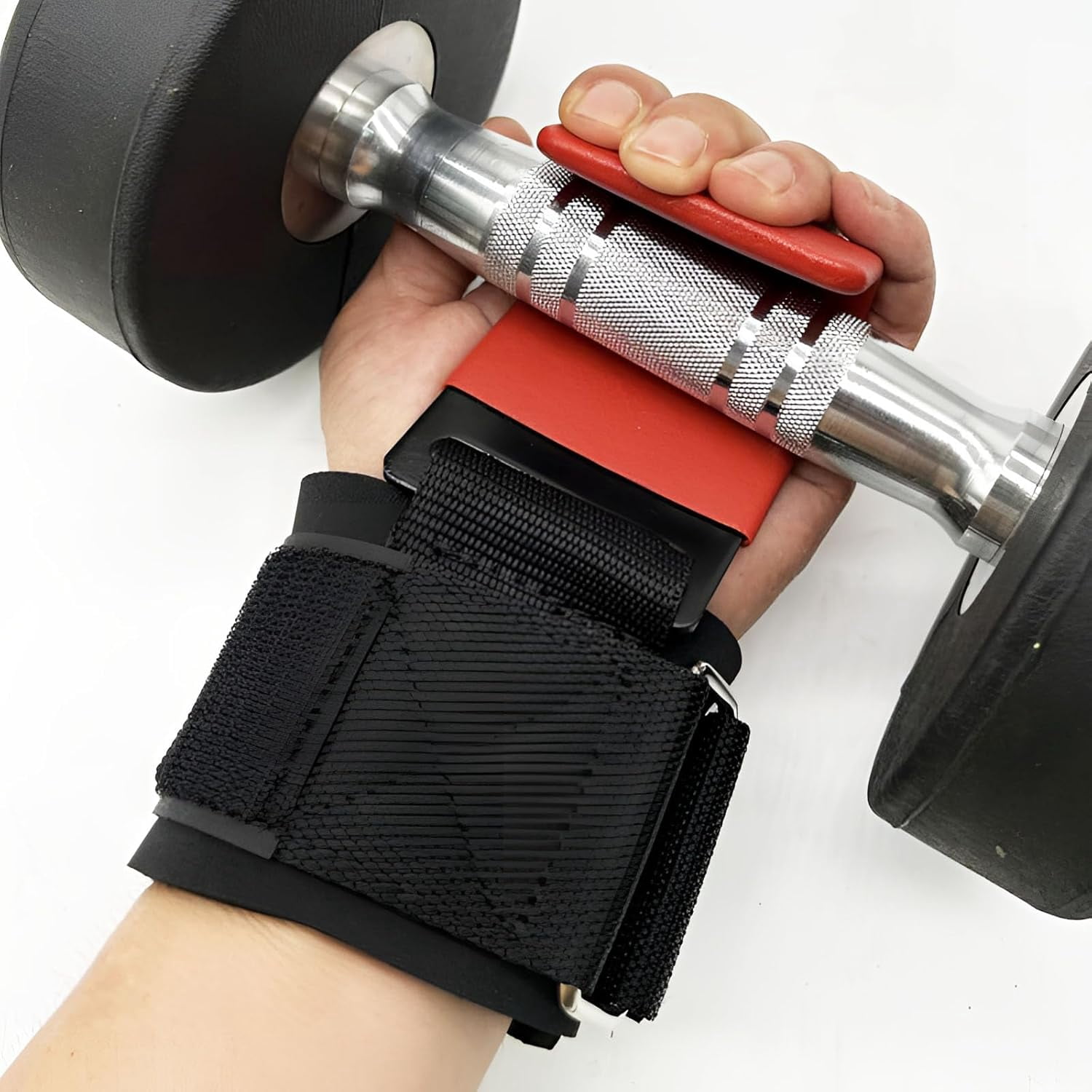 CATPAN Weight Lifting Hooks (Pair) Heavy Duty Power Wrist Straps Hand Grip Support for Men and Women, Deadlifts, Powerlifting, Pull Ups, Liftups, Shrugs - Premium Gym Gloves and Workout Equipment