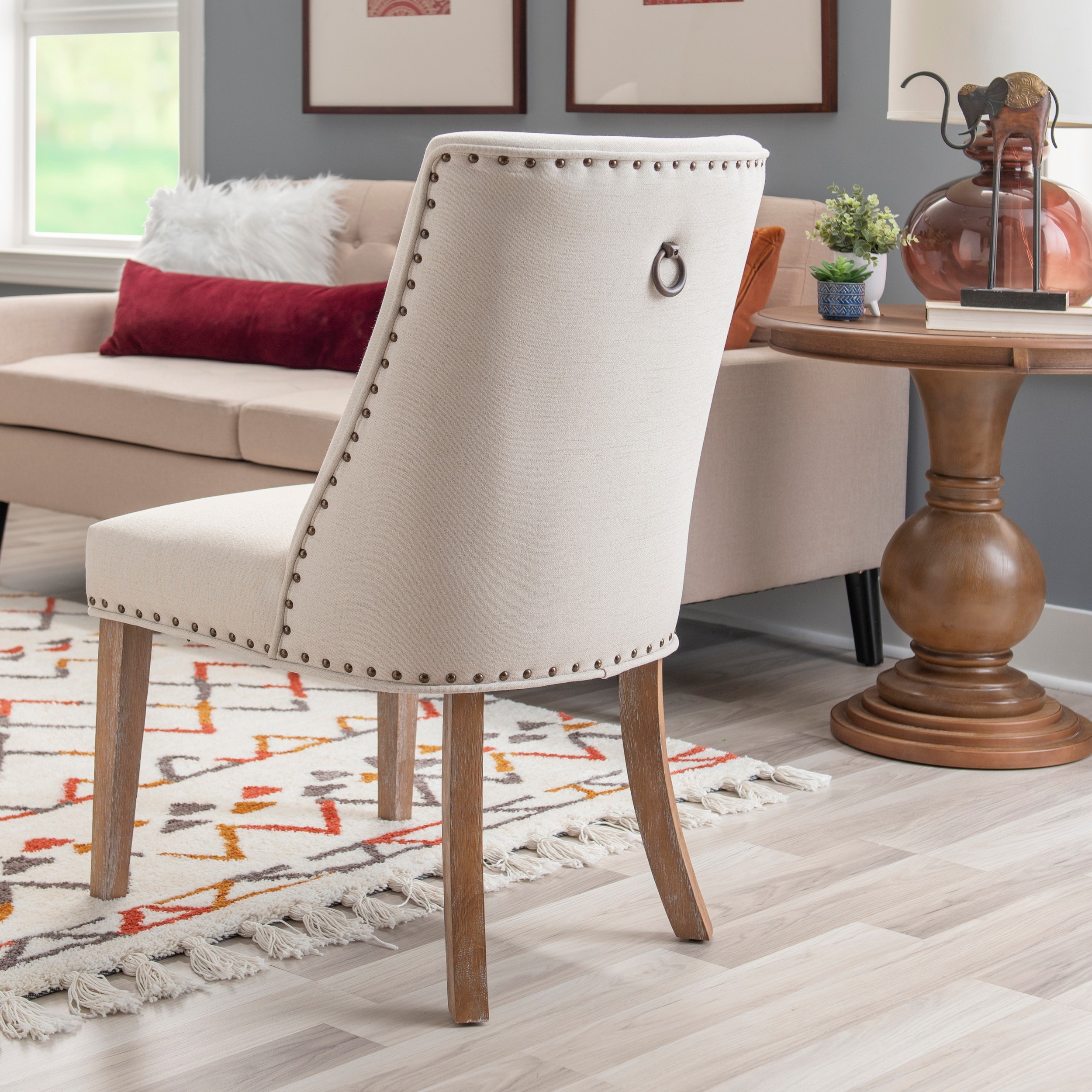Powell Augusta 5-Piece Dining Set, Natural/Natural