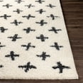 thumbnail image 6 of Livabliss Beni Shag Global Area Rug,6'7" x 9',Cream/Grey, 6 of 8